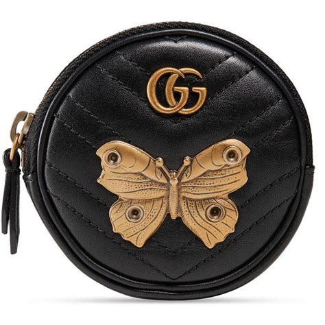 gucci gg marmont animal studs wrist pouch